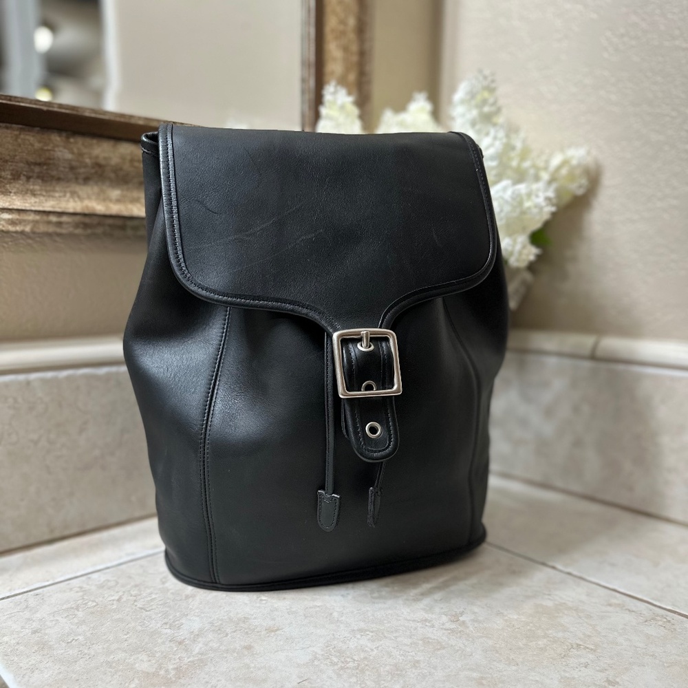 Vintage Coach Drawstring Backpack